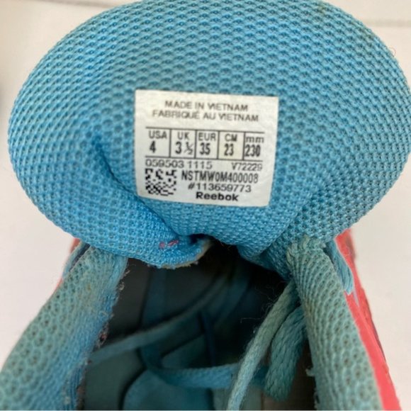 Reebok Zone Cushrun 2.0 Pink Running Shoe Sneaker Kids Youth Girl's Size 4 - Picture 10 of 11